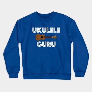 Ukulele Guru King of the Beach Hawaiian Acoustic Uke Crewneck Sweatshirt